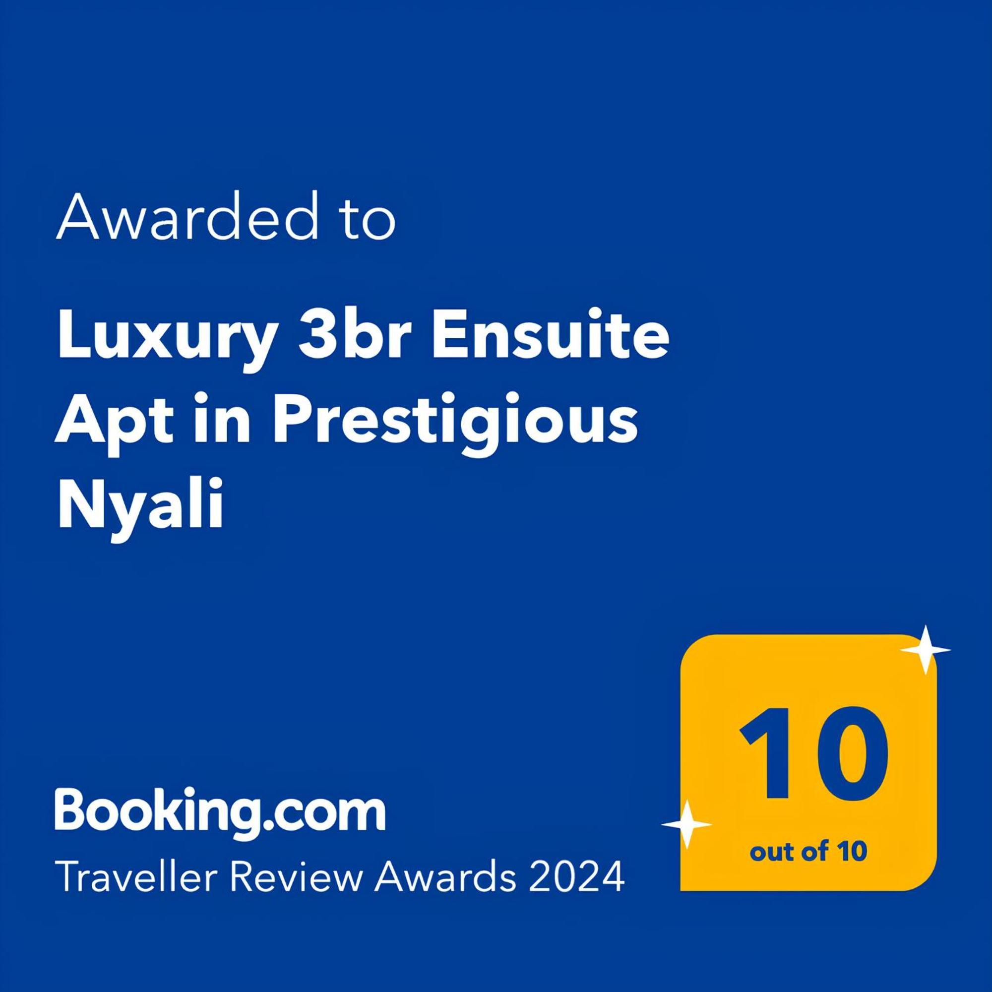 Luxury 3Br Ensuite Apt In Prestigious Nyali Mombasa Eksteriør billede